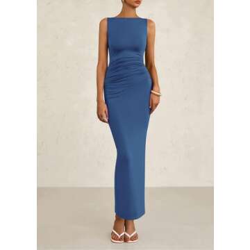 Stylish Summer Midi Dress for Women - PRETTYGARDEN