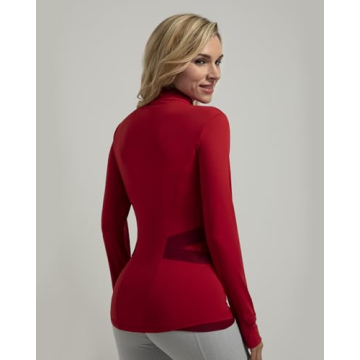 QueenieK Women's Slim Fit Workout Jacket - Shapes & Breathes