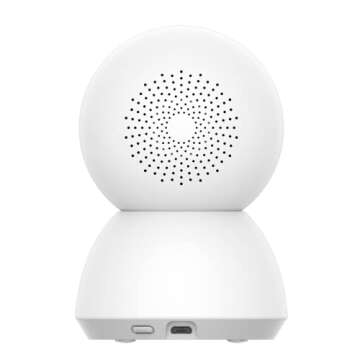 Xiaomi Smart Camera C300, 2K Clarity, 360° Vision, AI Human Detection, F1.4 Large Aperture and 6P Lens, Enhanced Color Night Vision in Low Light, Full Encryption for Privacy Protection, White