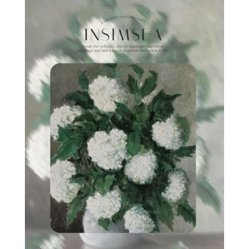 InSimSea Retro Gold Framed Hydrangea Wall Art 16x20