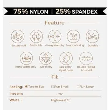 Aoxjox High Waisted Workout Leggings for Women Tummy Control Buttery Soft Yoga Metamorph Deep V Pants 27" (Driftwood, Small)