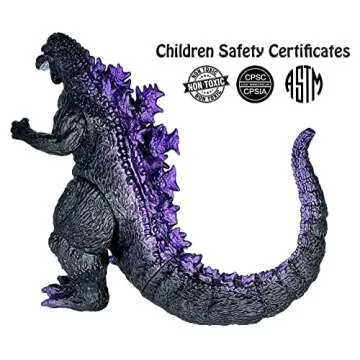 TwCare Classic 1954 65th Anniversary vs Heisei Era Godzilla Toy, Movie Series Movable Joints Action Figures Birthday Gift for Boys and Girls, Travel Bag