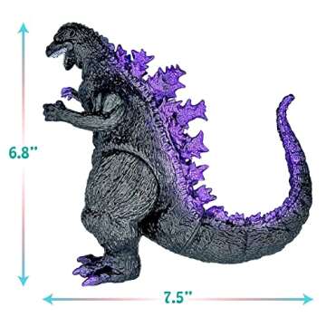 TwCare Classic 1954 65th Anniversary vs Heisei Era Godzilla Toy, Movie Series Movable Joints Action Figures Birthday Gift for Boys and Girls, Travel Bag