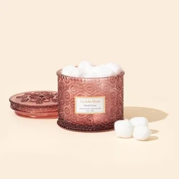 Luxury Vegan Rose Candle for Home Decor and Gifts