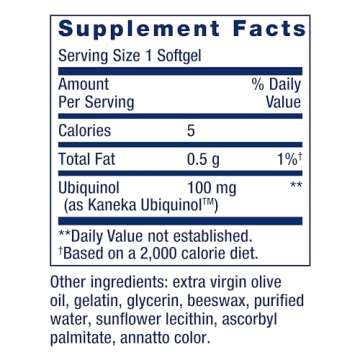 Life Extension Super Ubiquinol CoQ10 for Energy & Heart Health