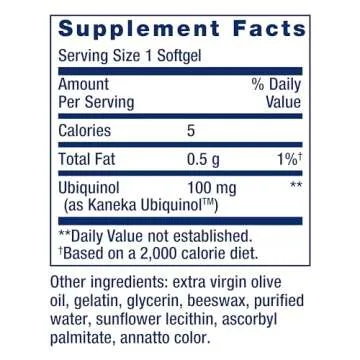 Life Extension Super Ubiquinol CoQ10 for Energy & Heart Health