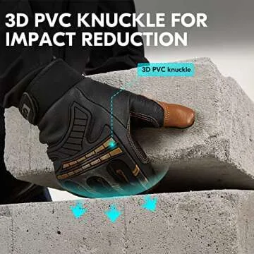 Heavy Duty Mechanic Gloves - Waterproof & Touchscreen