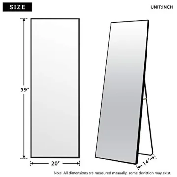 MIRUO 63x20 Full Length Mirror for Any Room or Style