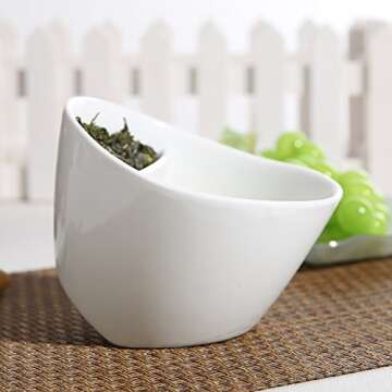 FUYTERY Tilted Smart Tea Infuser Cup for Easy Brewing