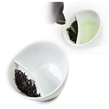 FUYTERY Tilted Smart Tea Infuser Cup for Easy Brewing