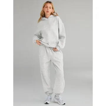 AUTOMET Women's Oversized Sweatsuit Cozy Lounge Set Fall 2025