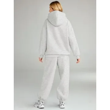 AUTOMET Women's Oversized Sweatsuit Cozy Lounge Set Fall 2025