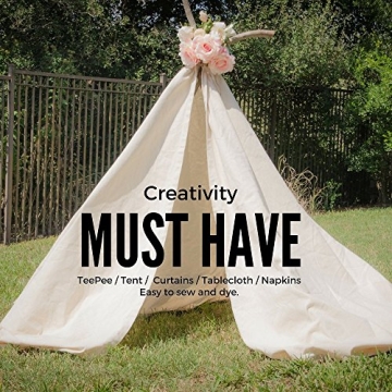 Versatile 100% Cotton Drop Cloth Tarp for Crafts