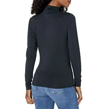 The Drop Phoebe Long-Sleeve Turtleneck for Women