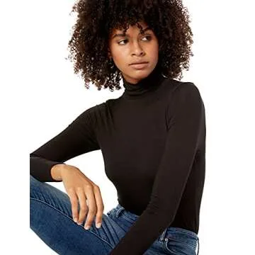 The Drop Phoebe Long-Sleeve Turtleneck for Women
