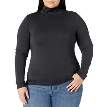 The Drop Phoebe Long-Sleeve Turtleneck for Women