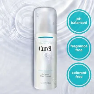 Curel Japanese Skin Care Hydrating Water Essence Toner, Water Based Face Moisturizer for Dry Skin, Serum for Face, 5 Oz