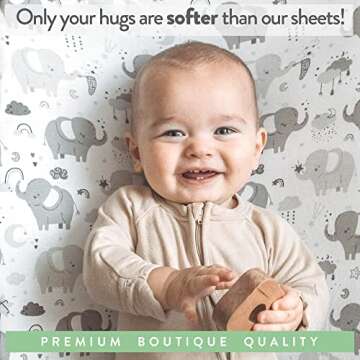 Soft Jersey Cotton Bassinet Sheets - 2 Pack for Dream on Me