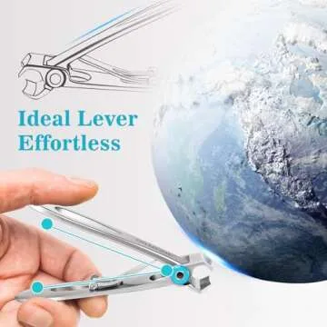 DRMODE Heavy Duty Nail Clippers for Thick Nails 180-degree