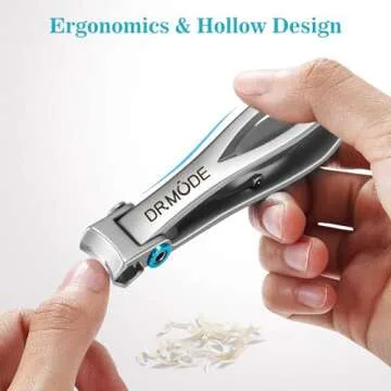 DRMODE Heavy Duty Nail Clippers for Thick Nails 180-degree