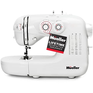 Mueller Ultra Stitch Sewing Machine: 110 Stitch Apps, LED Light, Easy to Use