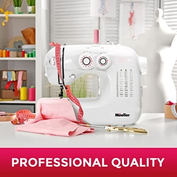 Mueller Ultra Stitch Sewing Machine 110 Stitch Apps LED Light