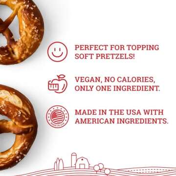 Hoosier Hill Farm Coarse Pretzel Salt, 5LB (Pack of 1)