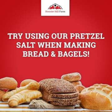 Hoosier Hill Farm Coarse Pretzel Salt, 5LB (Pack of 1)