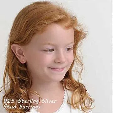 Buy Hypoallergenic Sterling Silver Initial Earrings