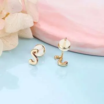 Buy Hypoallergenic Sterling Silver Initial Earrings