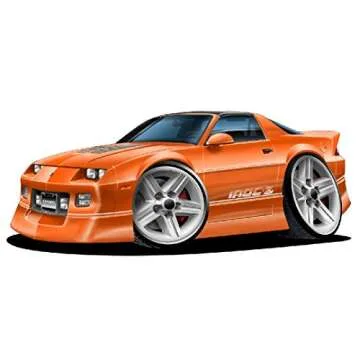Vintage Camaro Z 28 Wall Decal for Kids Room