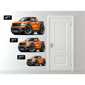 Vintage Camaro Z 28 Wall Decal for Kids Room