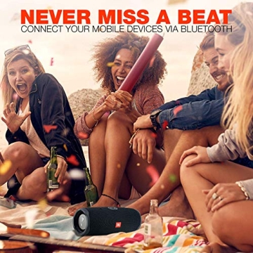 Portable JBL Charge 4 Waterproof Bluetooth Speaker Bundle