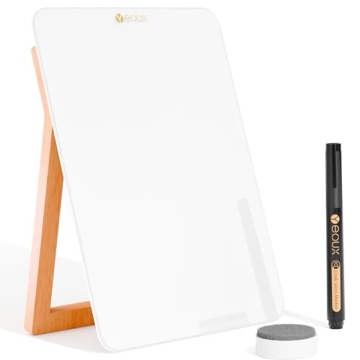 Stylish Glass Desktop Whiteboard for Home and Office