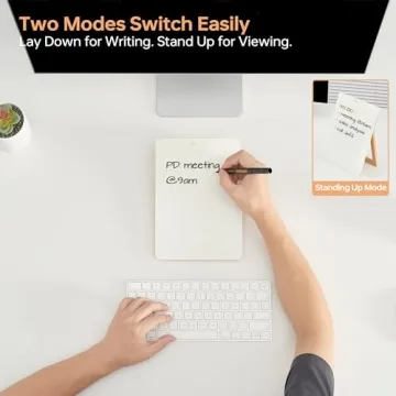 Stylish Glass Desktop Whiteboard for Home and Office