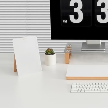 Stylish Glass Desktop Whiteboard for Home and Office