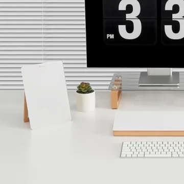 Stylish Glass Desktop Whiteboard for Home and Office