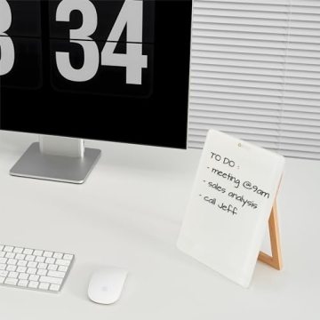 Stylish Glass Desktop Whiteboard for Home and Office