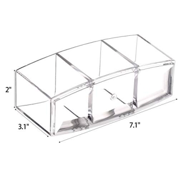 Tbestmax Clear Makeup Brush Holder Organizer for Brushes