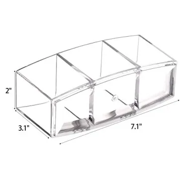 Tbestmax Clear Makeup Brush Holder Organizer for Brushes
