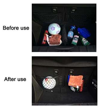 Universal Mesh Cargo Net for Car Storage Organizer 2-Pack