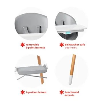 Skip Hop Eon 4-in-1 High Chair for Toddlers and Babies