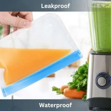 Reusable Freezer Bags for Food Storage | Eco-Friendly Solution