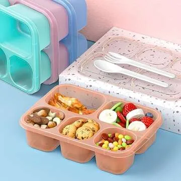 Bento Box 4 Pack - Perfect Meal Prep Containers