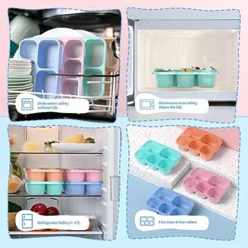 Bento Box 4 Pack - Perfect Meal Prep Containers