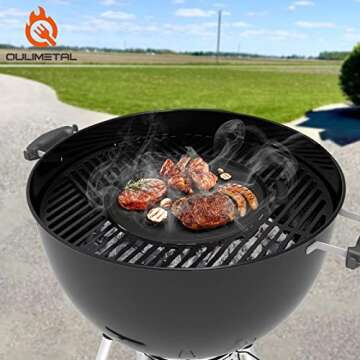 7421 Gourmet BBQ System Griddle for Weber Charcoal Grills