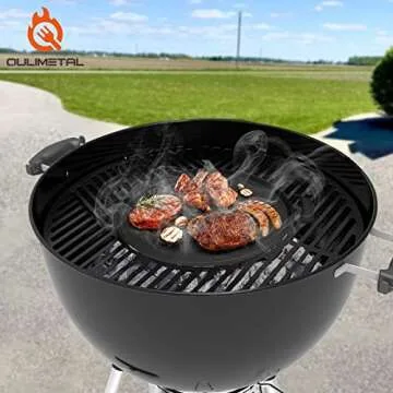 7421 Gourmet BBQ System Griddle for Weber Charcoal Grills