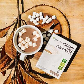 BariWise Protein Hot Chocolate with Marshmallows, Hot Cocoa, Low Sugar, Low Carb, Keto Friendly & Gluten Free (7ct)