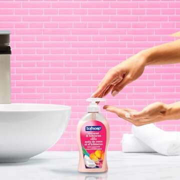 Softsoap Coconut & Hibiscus Scent Hydrating Liquid Hand Soap, Liquid Hand Soap, 11.25 Fl Oz (Pack of...