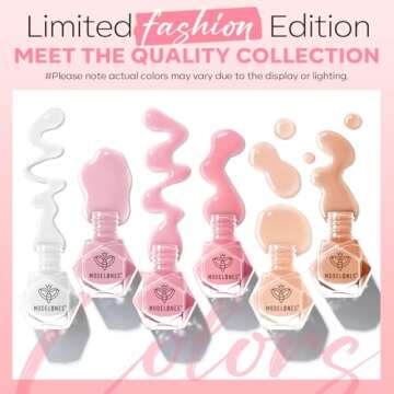 Modelones Nail Polish Remover PleaSCENT Removal with 6 Colors Nail Polish